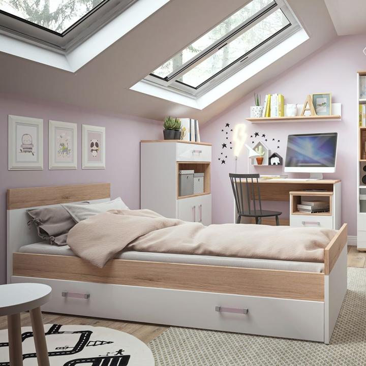 4KIDS 1 Drawer Bedside Cabinet