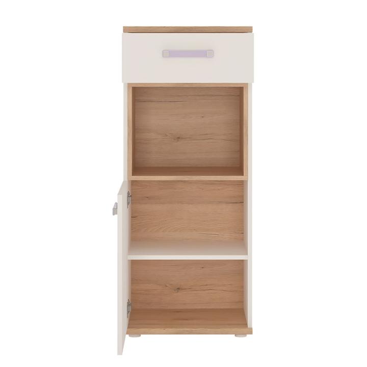 4KIDS 1 Door 1 Drawer Narrow Cabinet