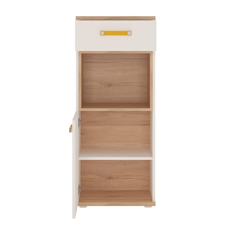 4KIDS 1 Door 1 Drawer Narrow Cabinet