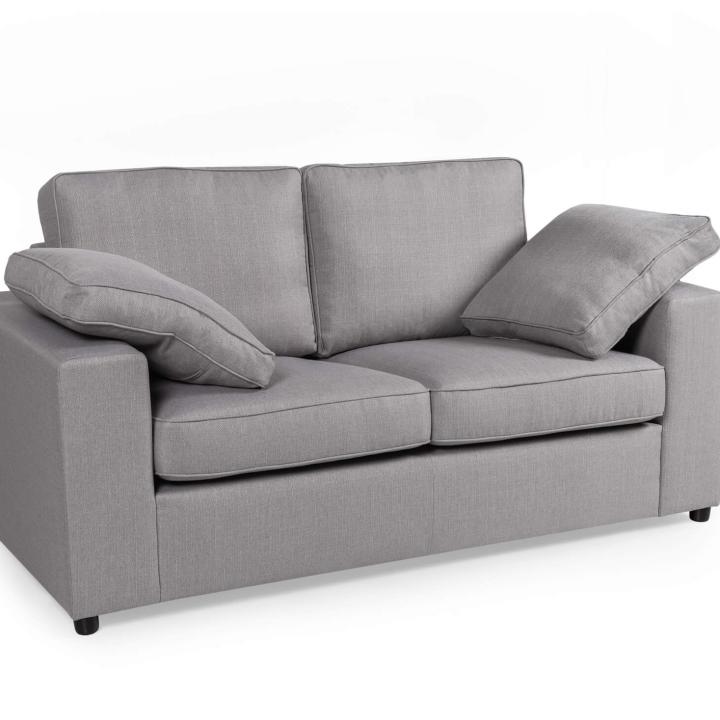 ALTON Fabric Sofa in Silver