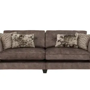 Ariana 4 Seater Fabric Classic Back Split Frame Sofa