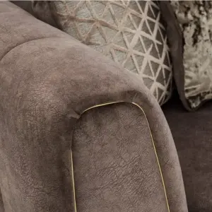 Ariana 4 Seater Fabric Classic Back Split Frame Sofa