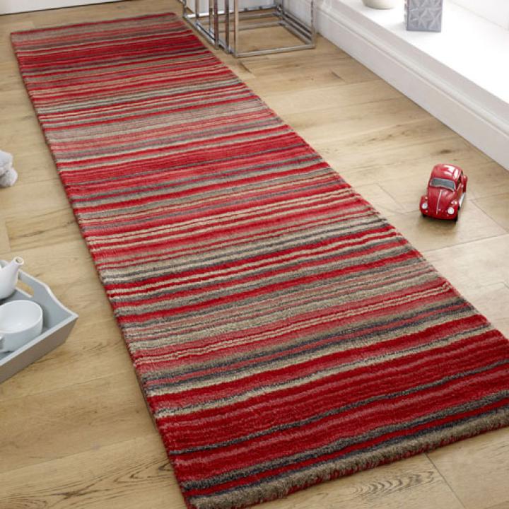 CARTER Wool Red Rug