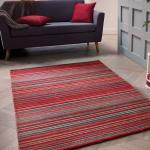 CARTER Wool Red Rug