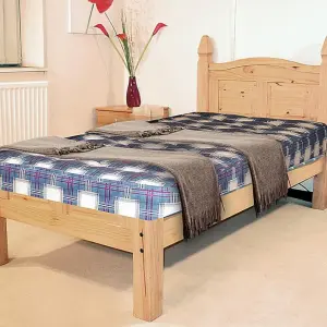 CORONA Low Footend Pine Bed Frame