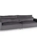 HARLESTON Fabric Sofa in Steel