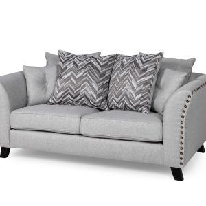 LINTON Fabric Sofa in Grey