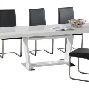 MAXWELL PU Dining Chair with Stainless Steel Frame - Set of 2