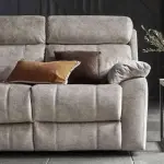 Moreno Fabric Power Recliner Corner Sofa with Power Headrests