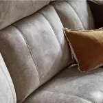 Moreno Fabric Power Recliner Corner Sofa with Power Headrests