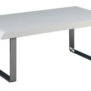 NEWLINE High Gloss Coffee Table with Grey Legs