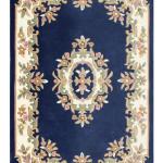 ROYAL Blue Wool Rug