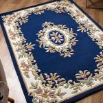 ROYAL Blue Wool Rug