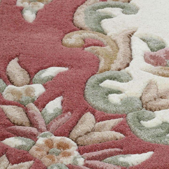 ROYAL Cream/Rose Wool Rug