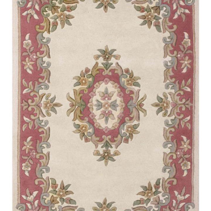 ROYAL Cream/Rose Wool Rug