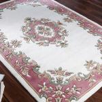 ROYAL Cream/Rose Wool Rug